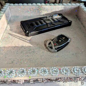 Reimagined luxe tray for your precious items, remote,keys,phone
